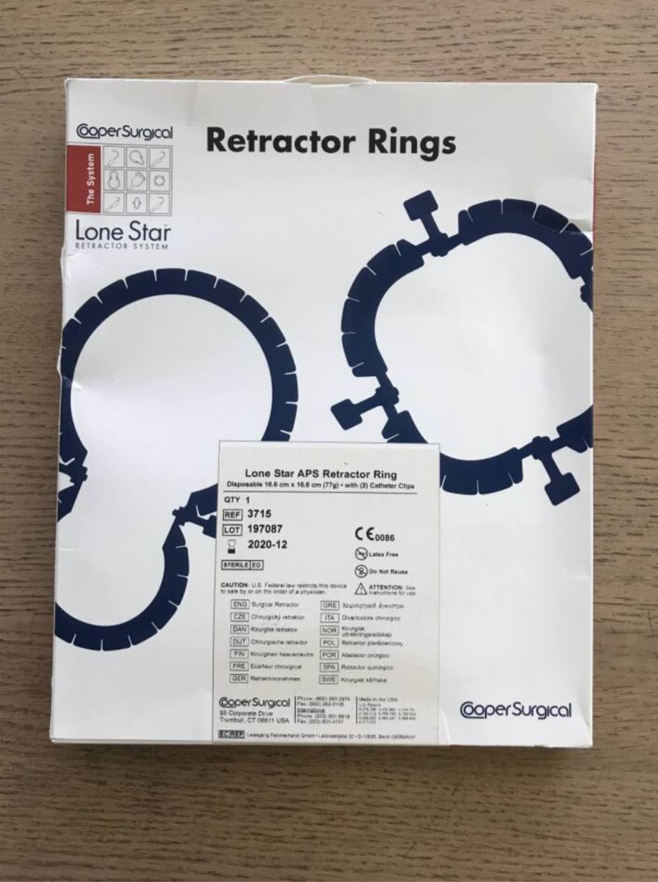 COOPER SURGICAL 3715 Lone Star APS Retractor Ring 16.6cm x 16.6cm (X)
