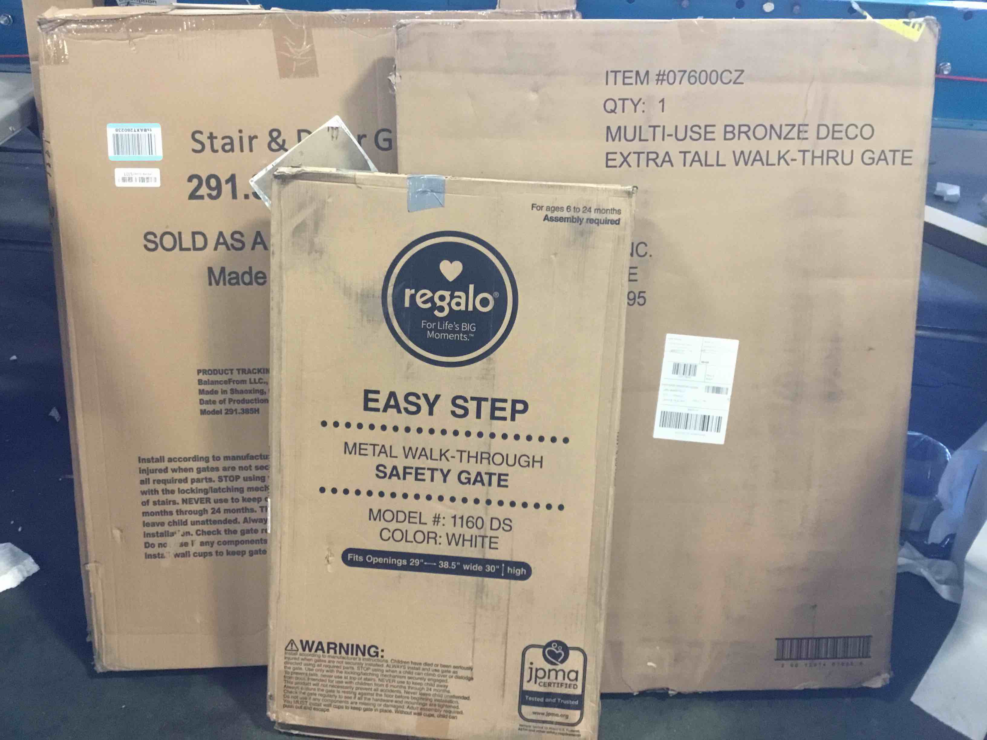 Assorted of Baby Gate (Includes variety of Models, colors, Brands and Size) 