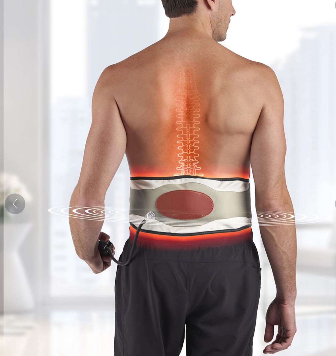 The Cordless Triple Therapy Back Massager