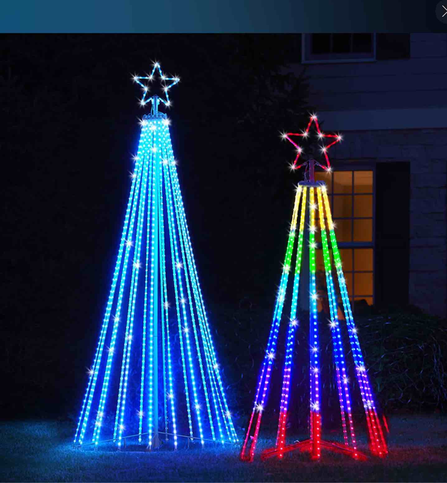 The Choreographed Light Show Tree