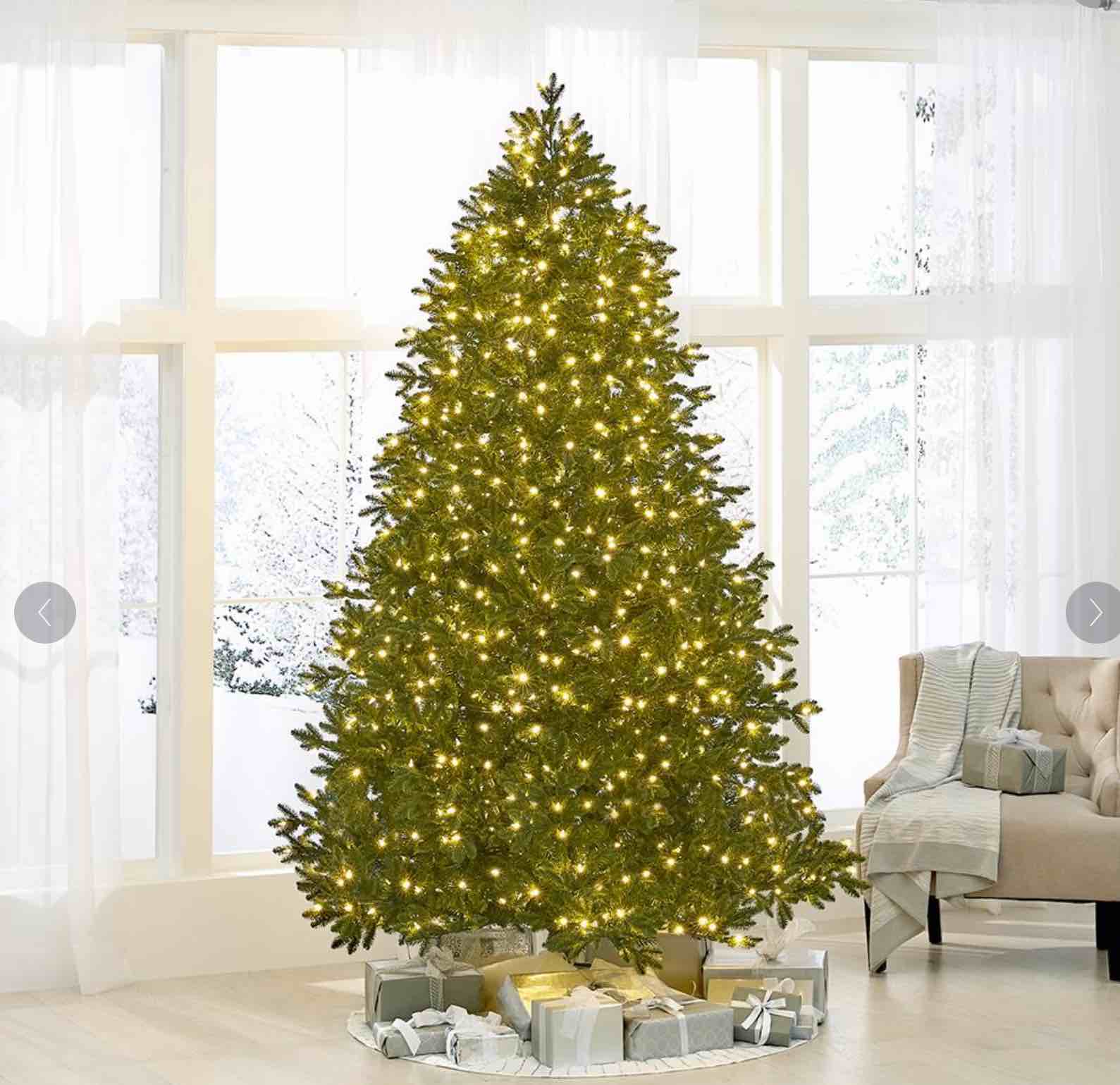 The World's Best Prelit Noble Fir (LED Lights)