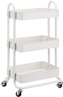 Amazon Basics 3-Tier Rolling Utility or Kitchen Cart - White