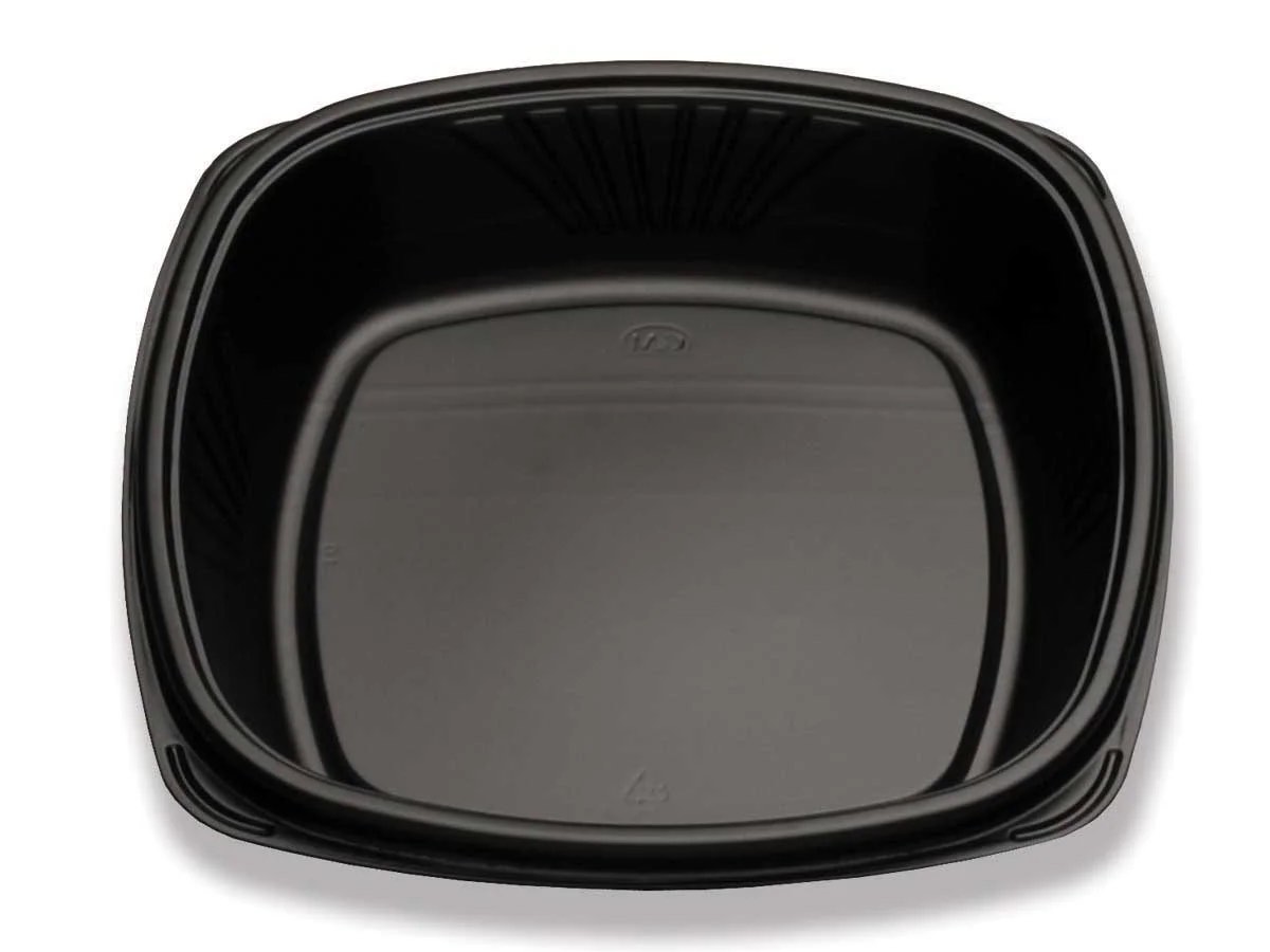 D and W Fine Pack Forum Black Deep Plate, 10 inch -- 160 per case.