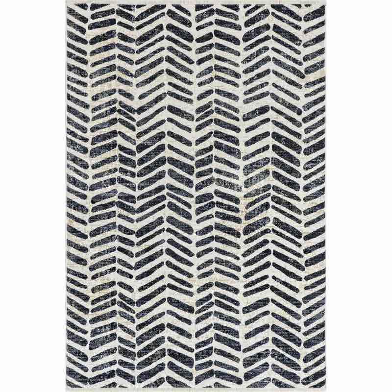 4x6 nuLOOM Elly Transitional Herringbone Fringe Area Rug