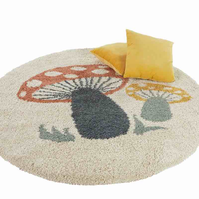 5'3"×5'3" Mushroom Kids' Rug Cream - Balta Rugs