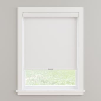 ALLEN + ROTH 32-in x72-in White Room Darkening Cordless Roller Shade