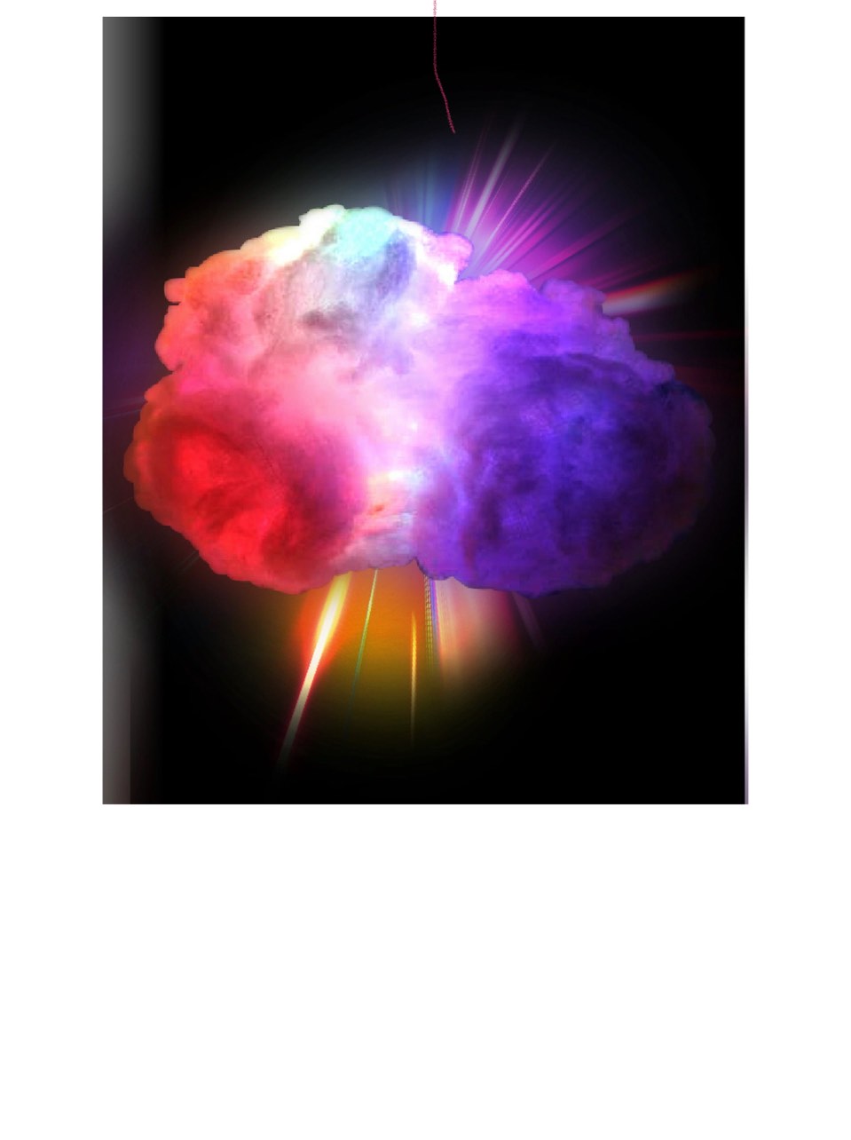 Vivitar RGB Cloud Light, DIY Project, Includes All Components, Remote Controls Lighting Effects