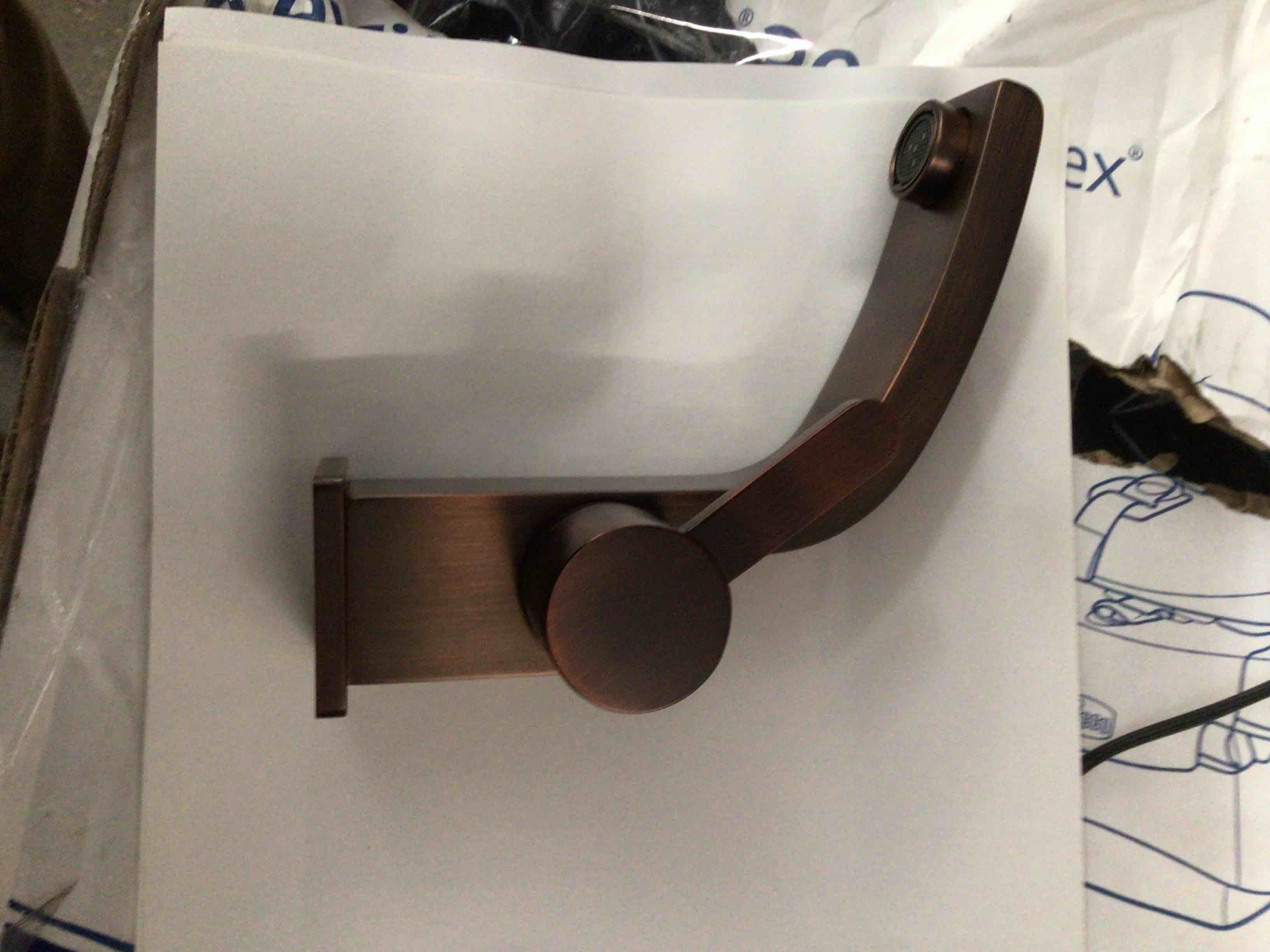 SIGNATURE HARDWARE SINGLE LEVER MONOBLOC BASIN MIXER MINI VERSION OIL RUBBED BRONZE