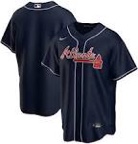 MLB Adult Jersey Tee Atlanta Braves Team Color L