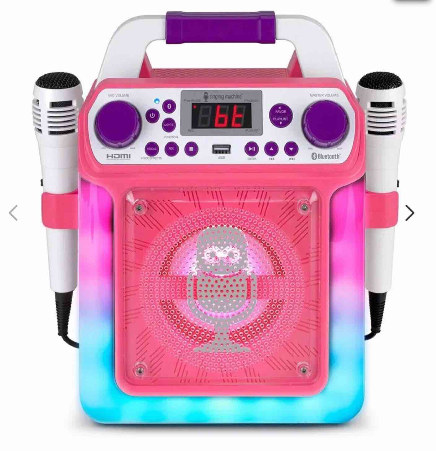 Singing Machine SML654 HDMI Groove Mini - Pink