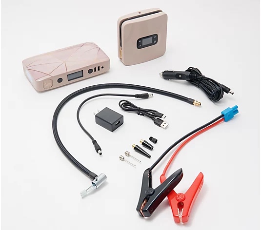 HALO Bolt Max Car Jumpstarter w/ AC outlet Charging Ports &Air Compressor