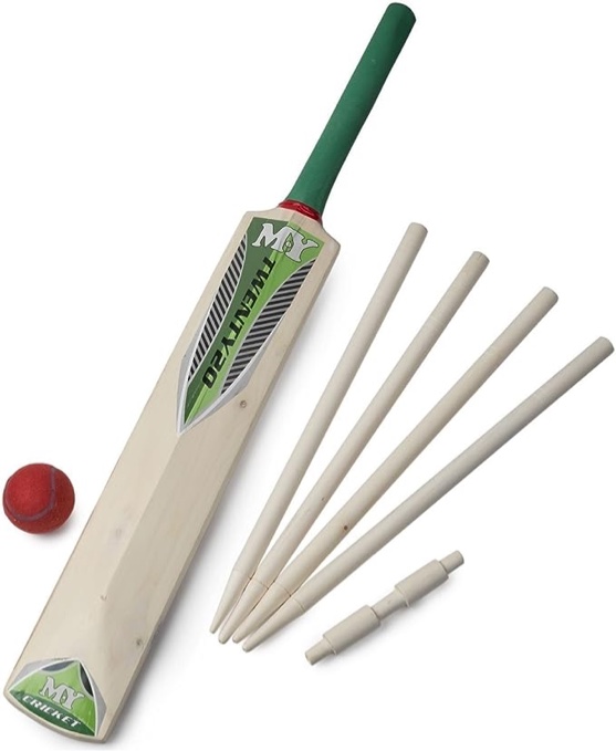 M.Y Twenty20 TY3804 Wooden Cricket Set with Carry Bag Size 5