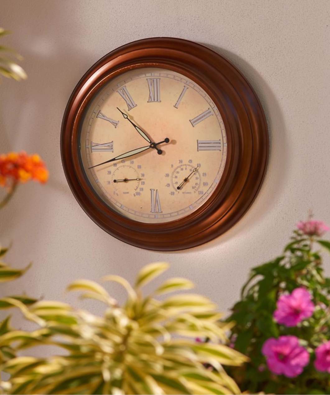 The 24" Outdoor Lighted Atomic Clock