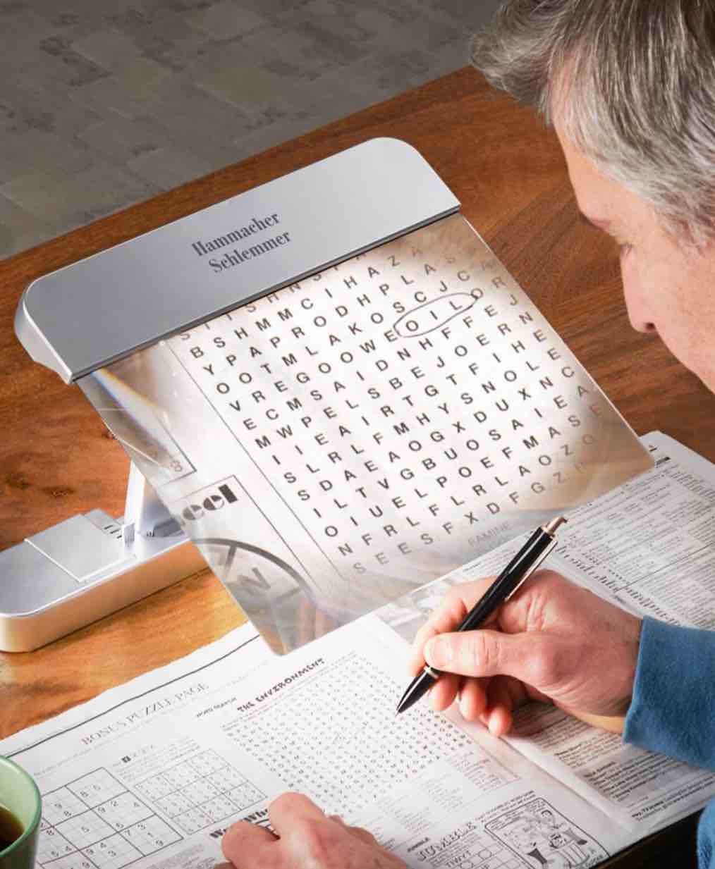 The Full Page Illuminated Desktop Magnifier