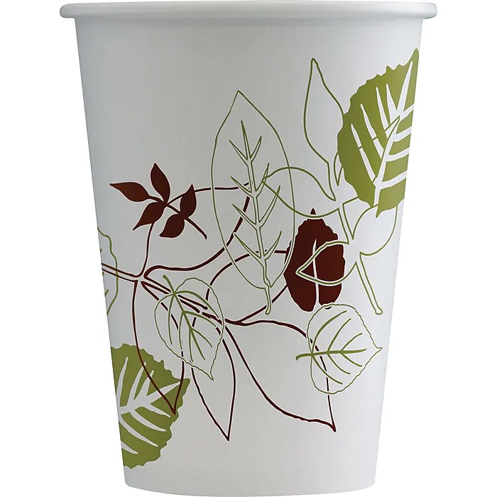 Dixie 12oz Paper Hot Cup 2342PATH 50 cups per sleeve 1,000 cups