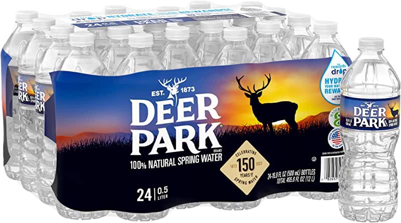 Deer Park 16.9 fl oz. 24-pack & True Clear 8 fl oz. 24-pack 