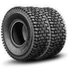 15x6.00-6 Lawn Mower Tire, 15x6x6 Tractor Turf Tire, 4 ply Tubeless, 565lbs Capacity, Set of 2