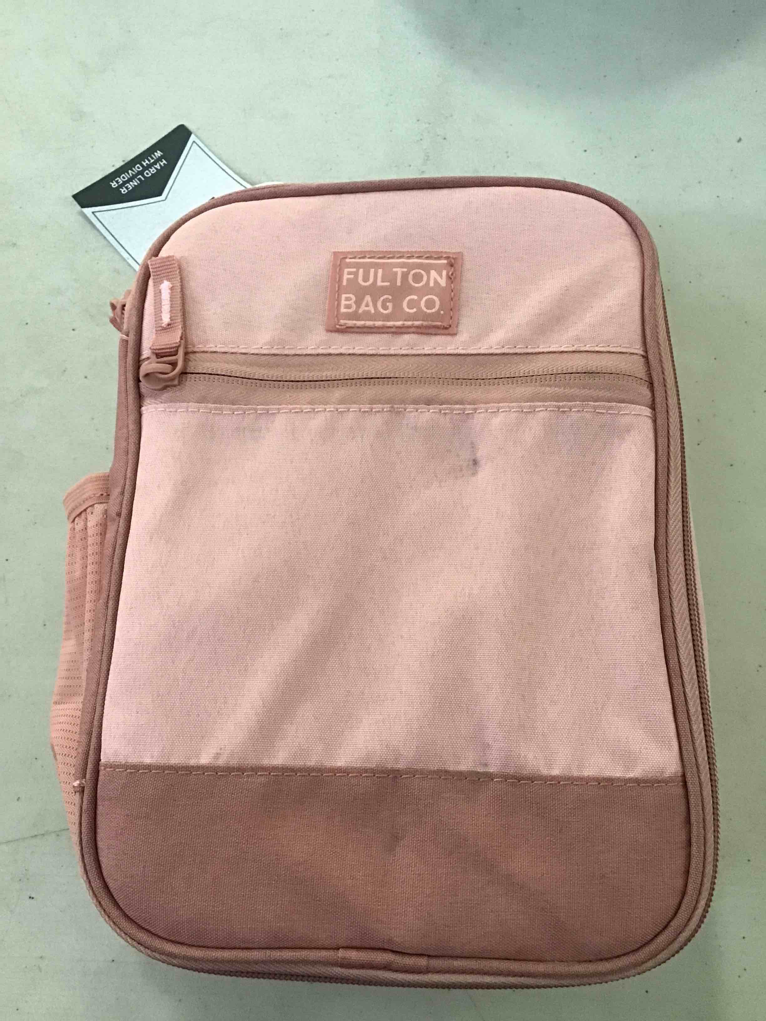 Fulton Bag Co. Upright Lunch Bag - Millennial Pink