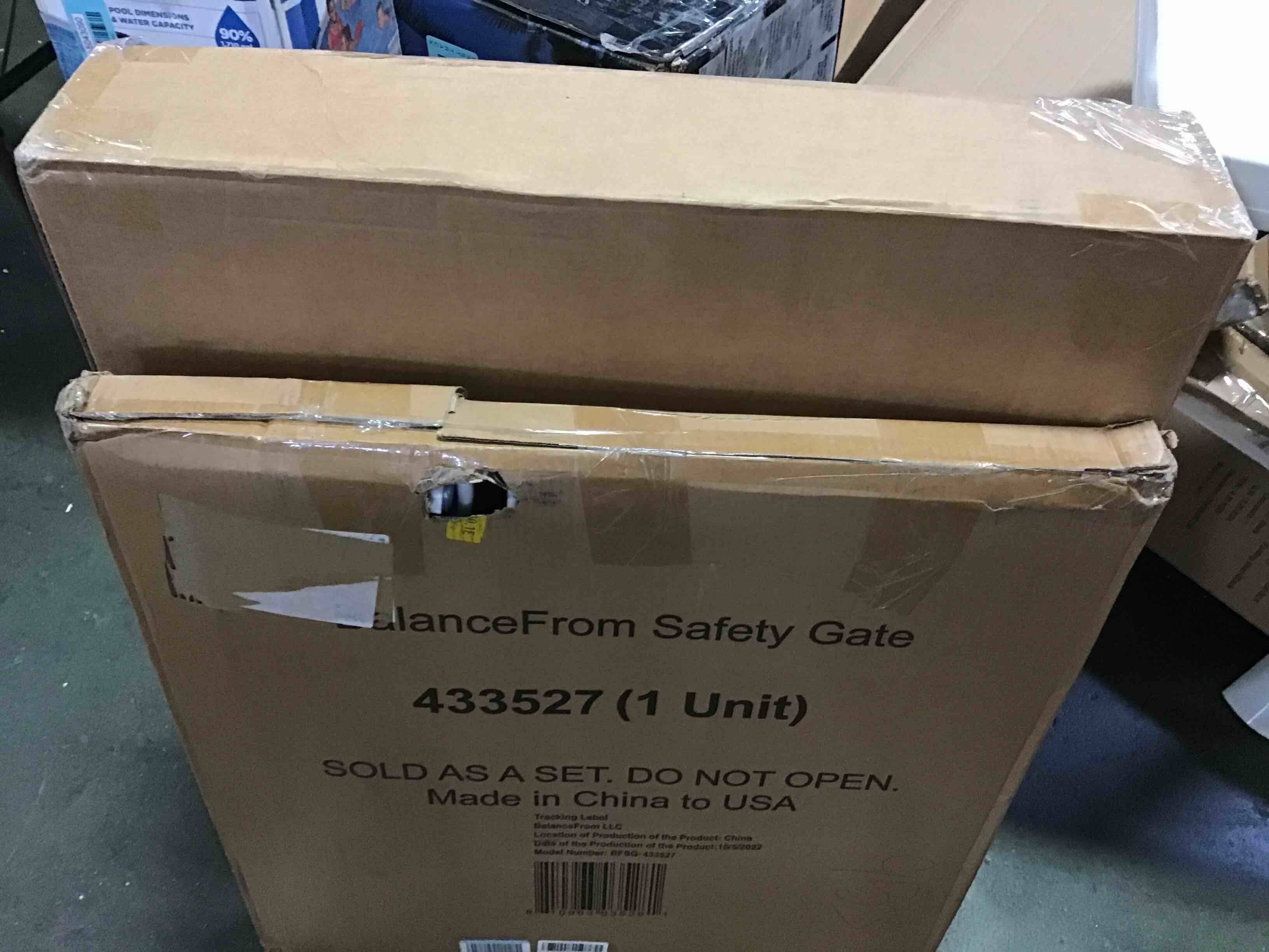 Assorted baby gates 