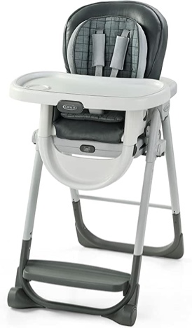 Graco Table2Table Premier Fold 7 in 1 Convertible High Chair | Converts to Dining Booster Seat, Kids Table, and More, Maison