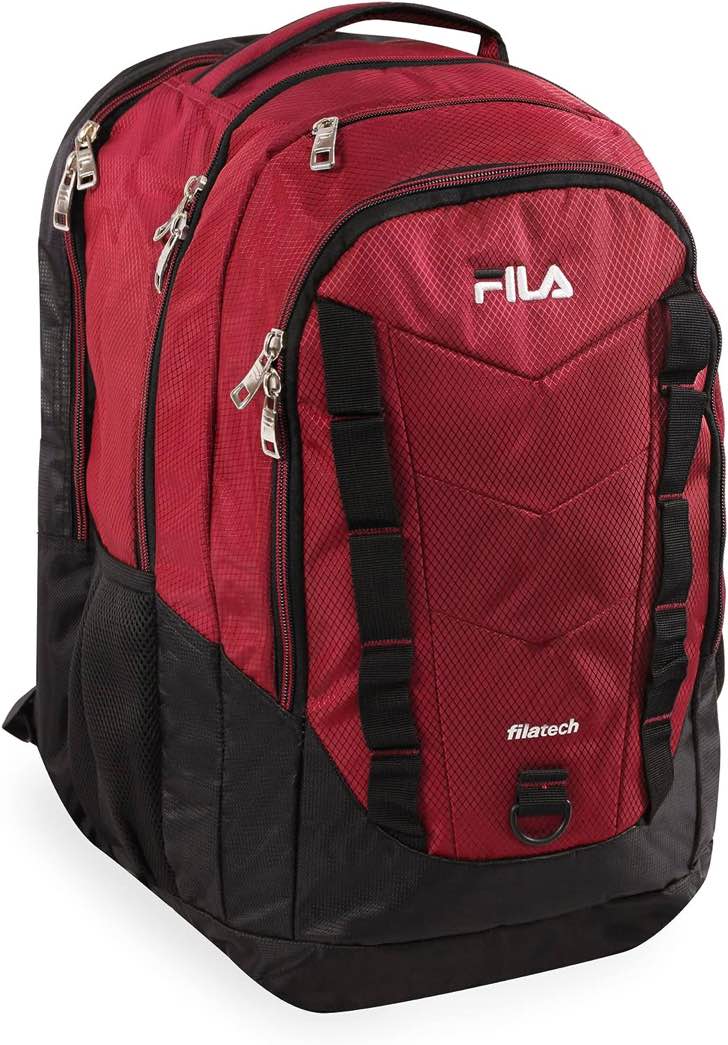 Fila Deacon 6 XXL Laptop Backpack, RED, One Size Brand: Fila