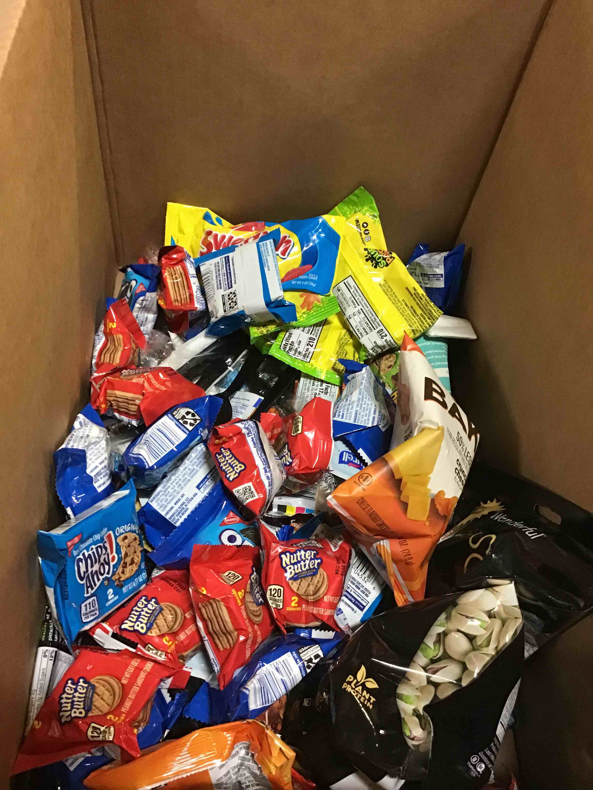 Assorted of different food products, snacks, and other .(expiration date may vary)
