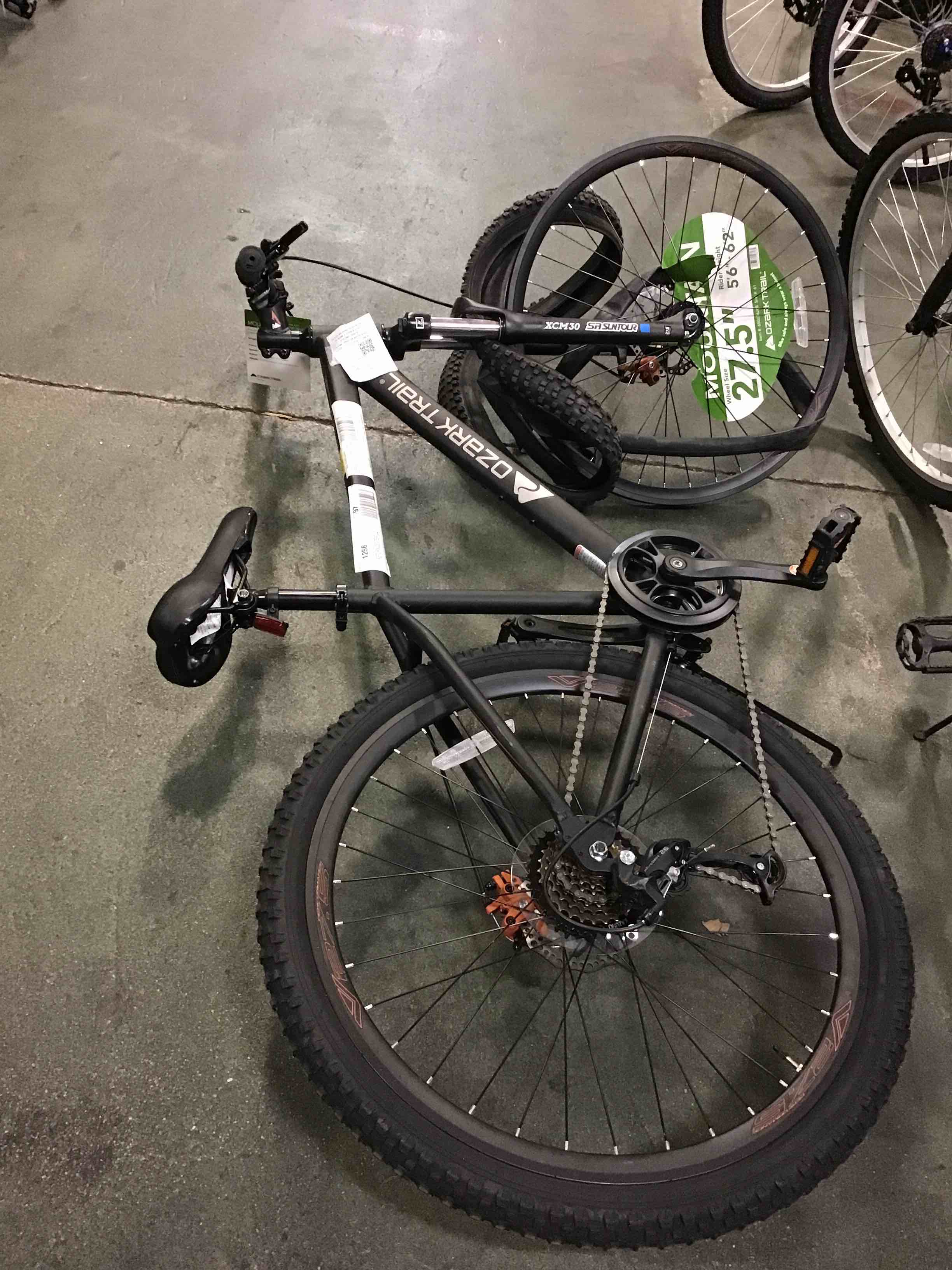 Ozark Trail 27.5 Vibe Mountain Bike Small Frame Black