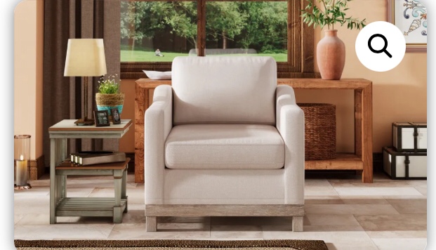 ZNTS Contemporary Living Room Accent Chair with Rubber Wood Base Accent chair, Brown WF304979AAA ( Different Colors)