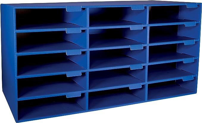 Classroom Keepers Mail Box 15 Slots Large 12-1/2” x 10” x 3” Slots