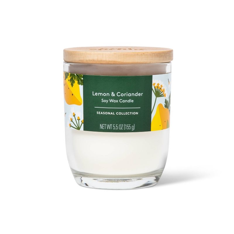 Everspring a candle Lemon and Coriander  5.5oz 