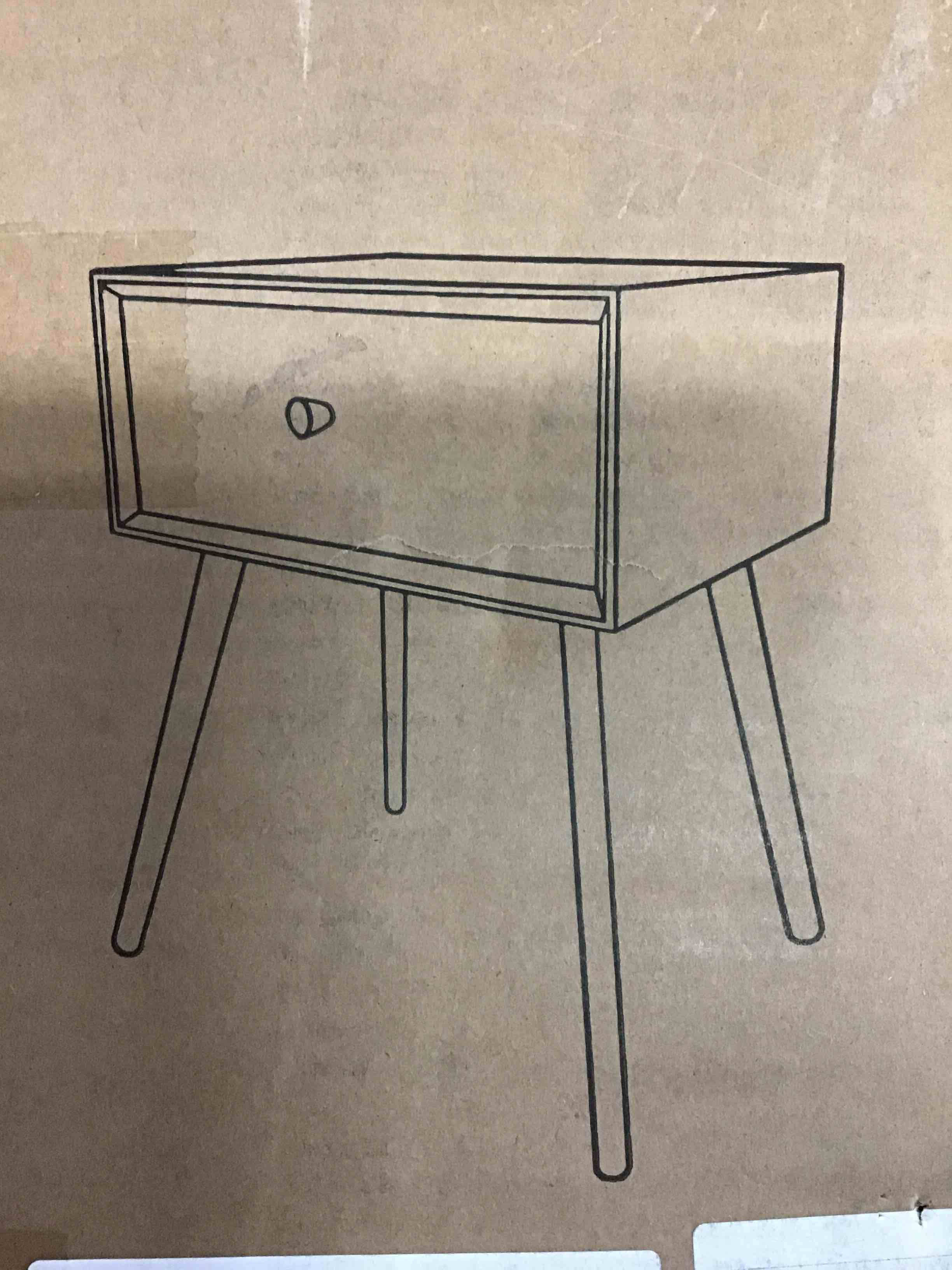nightstand/slide table 