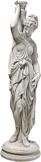Design Toscano KY799519 Dione The Divine Water Goddess Greek Garden Statue, 39 Inch, Grande, Antique Stone