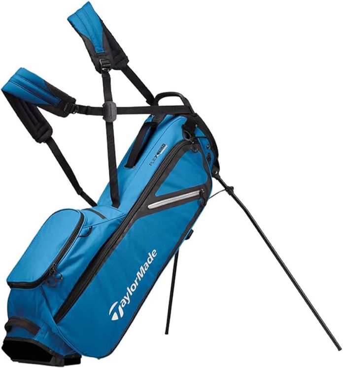 TaylorMade Stand 8.0 Bag, Black/White/Blue