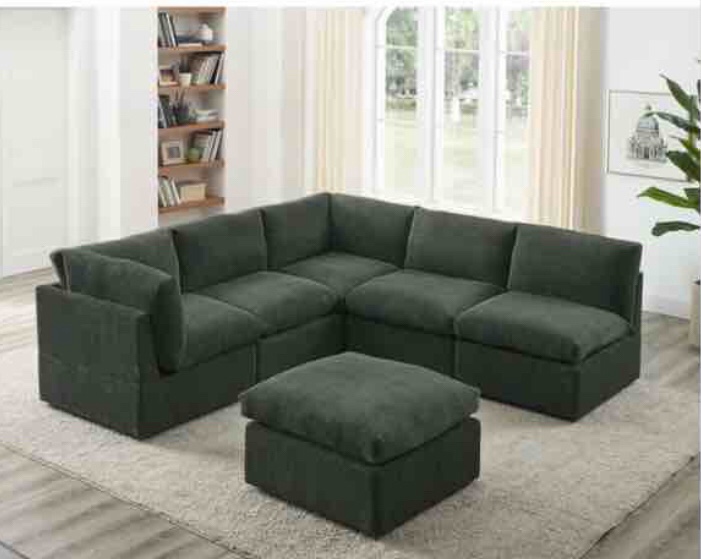 D76954-C Priyen 98" Wide Symmetrical Modular Corner Sectional (D76954-C)Incomplete corner only