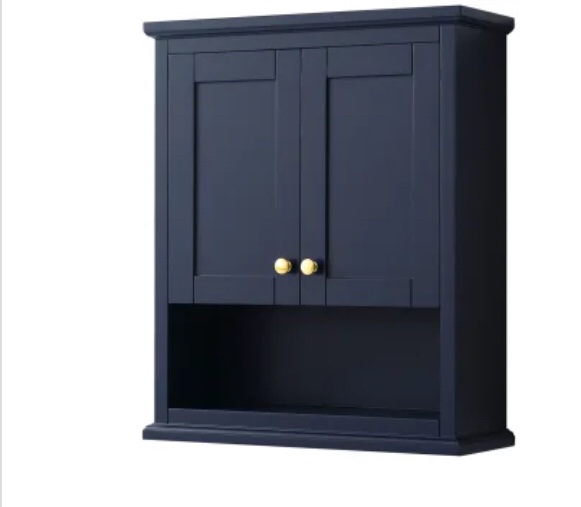 Avery 25" W x 30" H Over-the-Toilet Storage