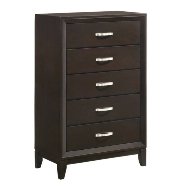 Picket House Furnishings Warren 5-Drawer Chest in Merlot - Picket House Furnishings B.1140.CH