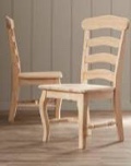 Solid Wood Ladder Back Side Chair