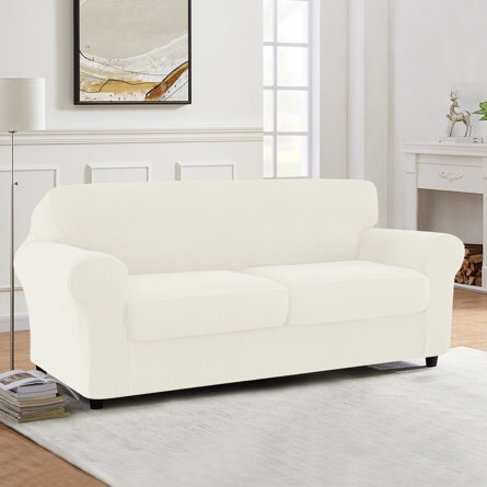 Separate Box Cushion Loveseat Slipcover