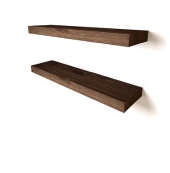 Centeio Sycamore Solid Wood Floating Shelf
