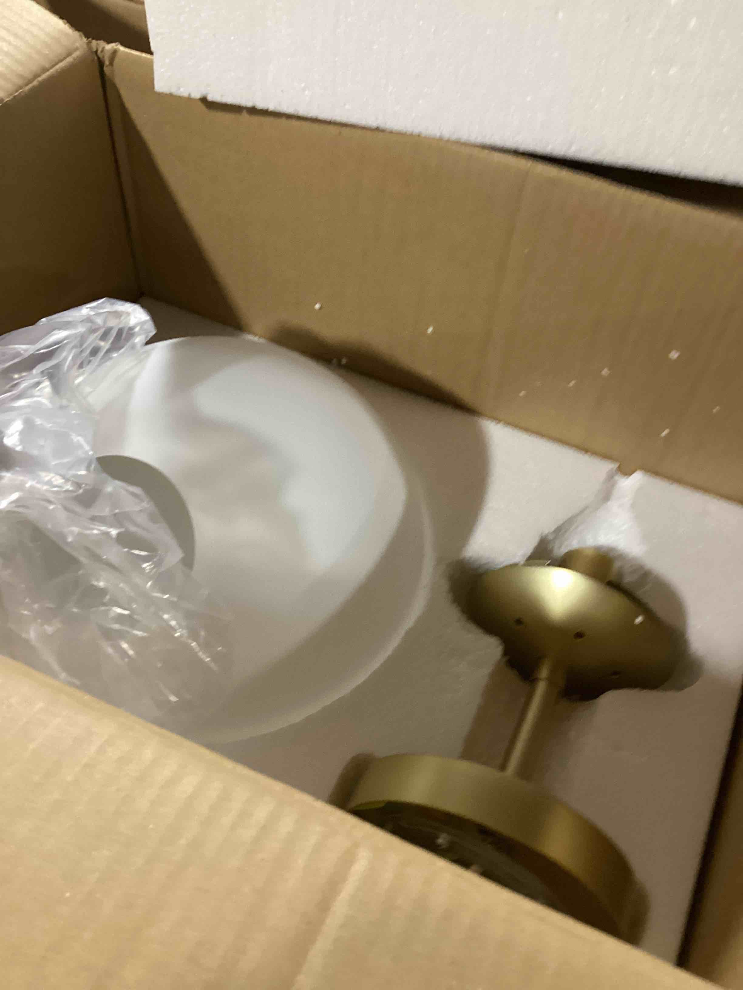 Globe Semi Flush Mount Ceiling Light Fixture Globe Ceiling Light Milk Glass Matte Gold Finish Contemporary Mid Century Modern Lighting for Hallway Living Room Kitchen Bedroom 