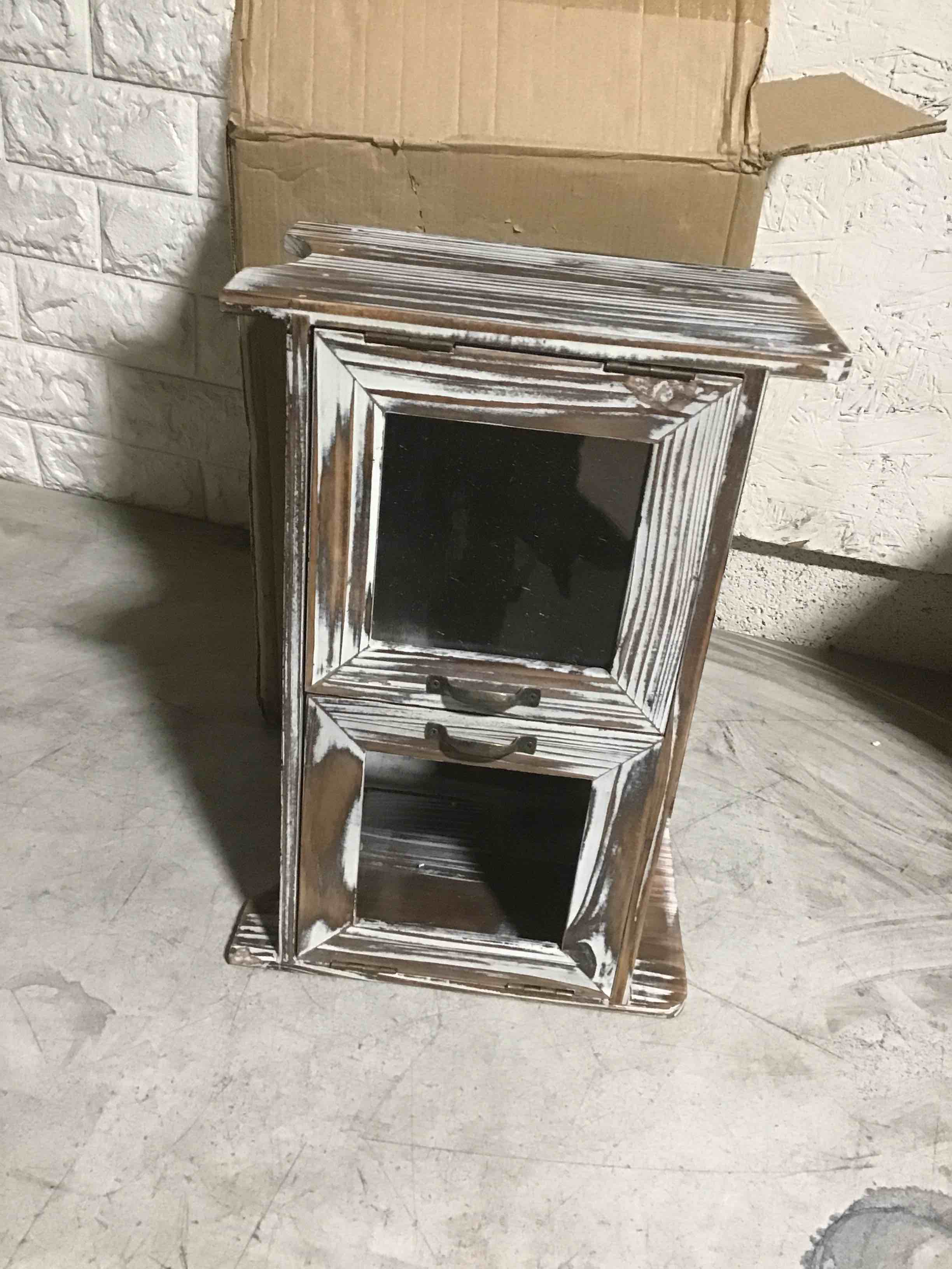 MyGift Torched wood bathro…Vanity Beauty Accessories 