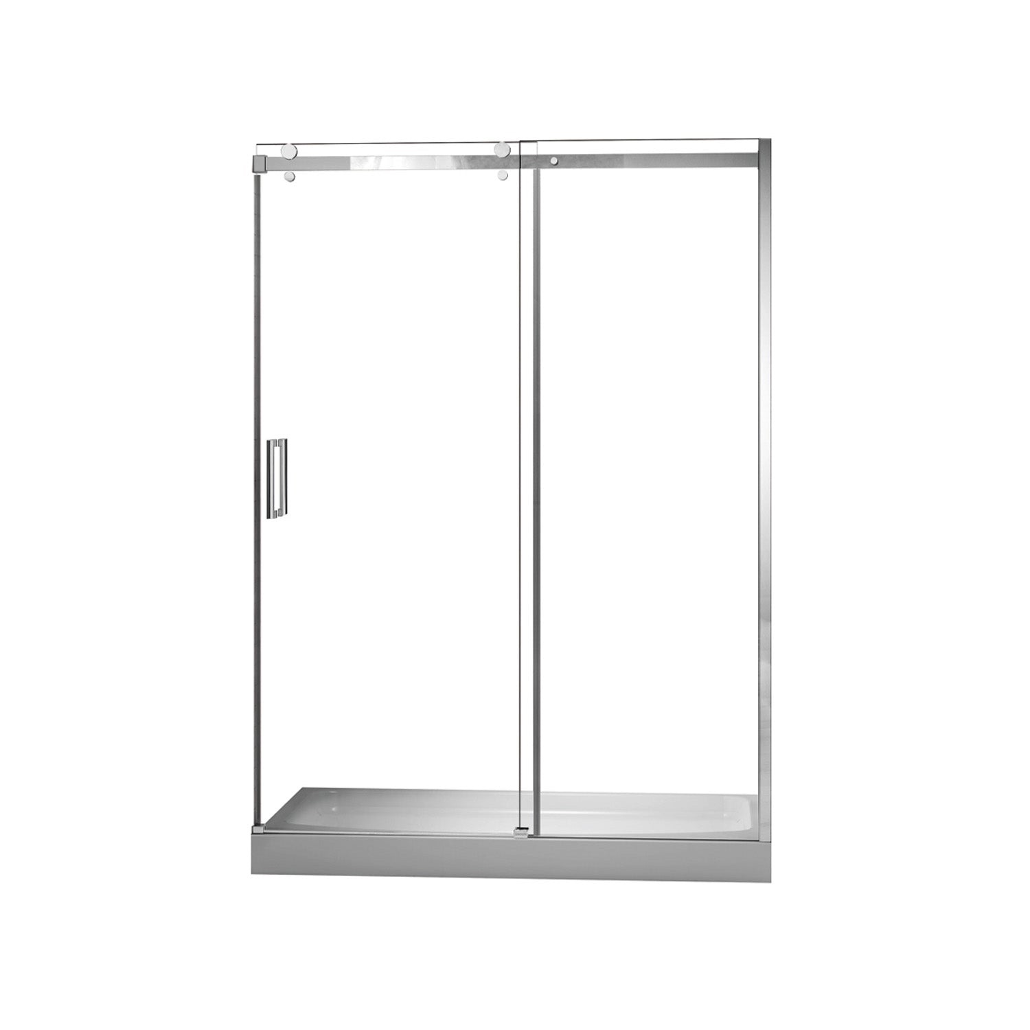 CLD-60  60'' chrome shower Door(incomplete)
