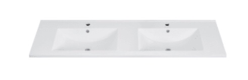 60” ceramic vanity basin 
