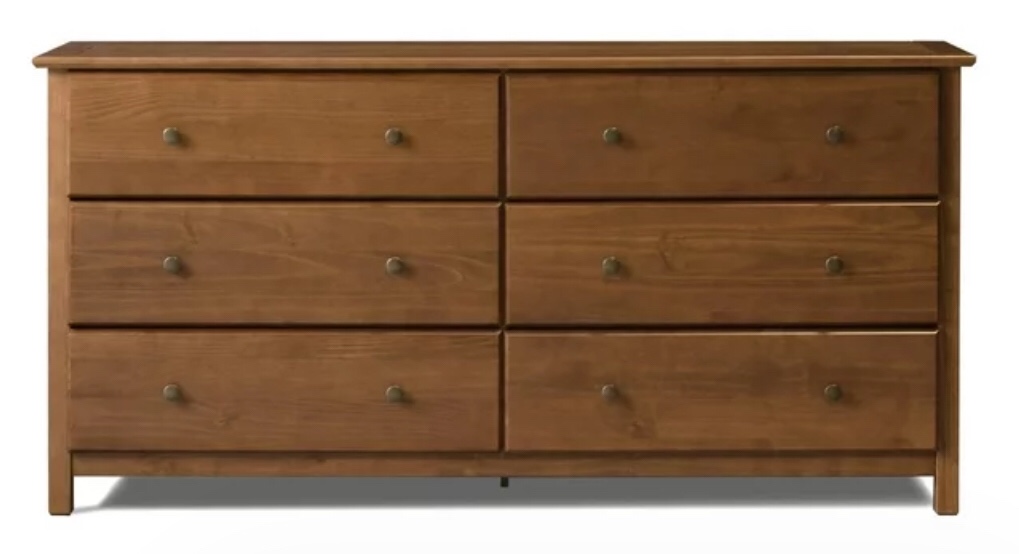 Holborn wood 6 drawer dresser 