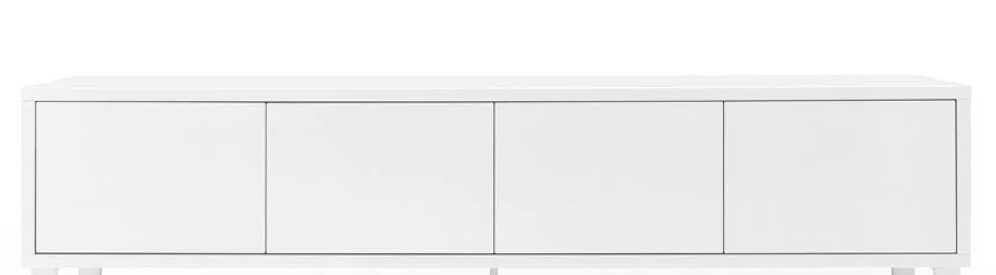 White floating tv stand (incomplete similar to stock photo) 
