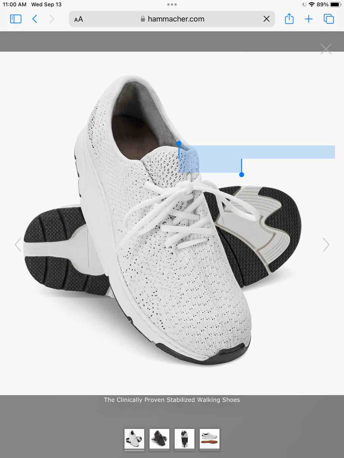 The Clinically Proven Stabilized Walking Shoes