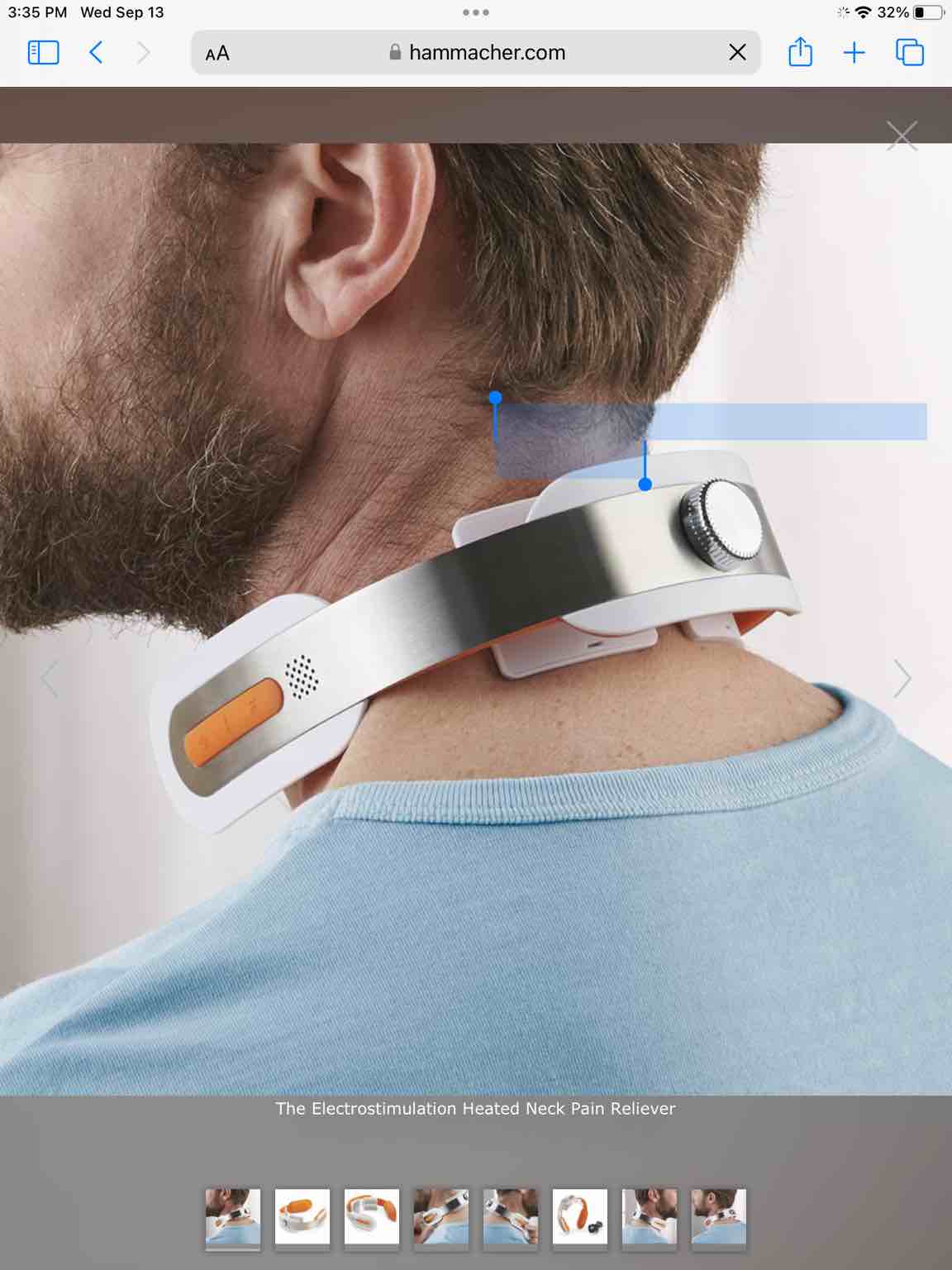 The Electrostimulation Heated Neck Pain Reliever