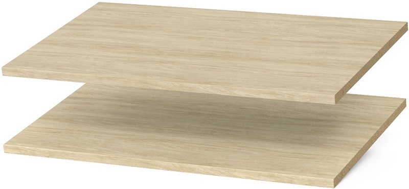 24" SHELVES - HONEY BLONDE 4-pack 