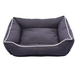 Dog Gone Smart Lounger Slumber Dog Bed Pebble Grey 66x61cm (Similar Image)