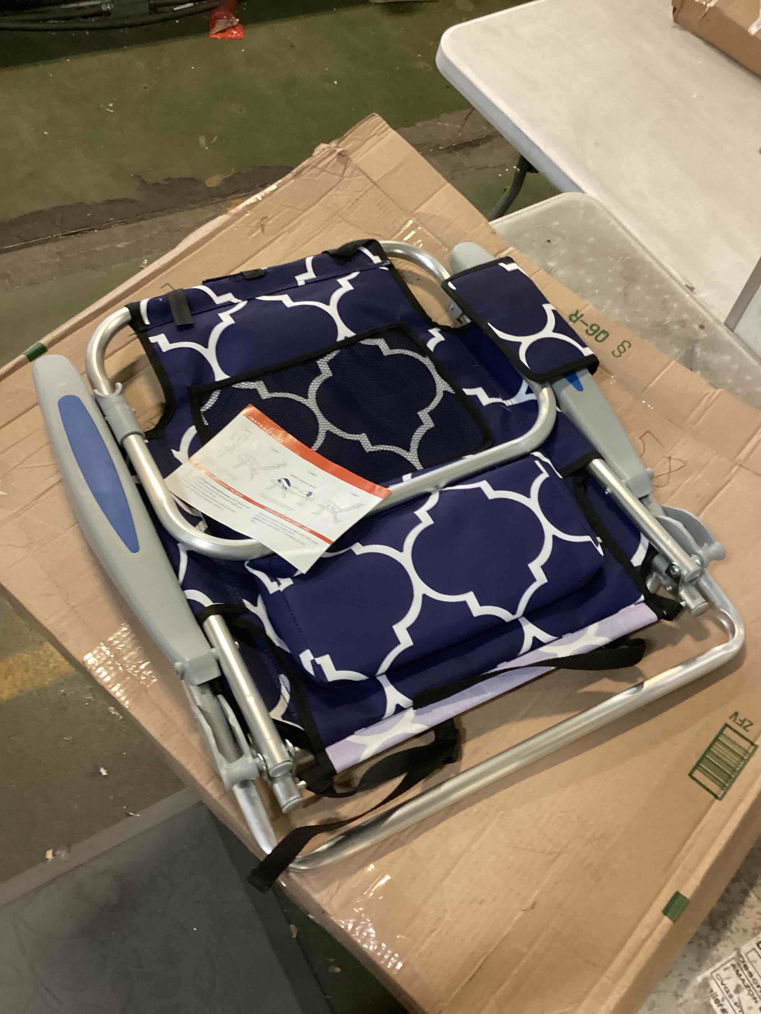 reclining camp chair